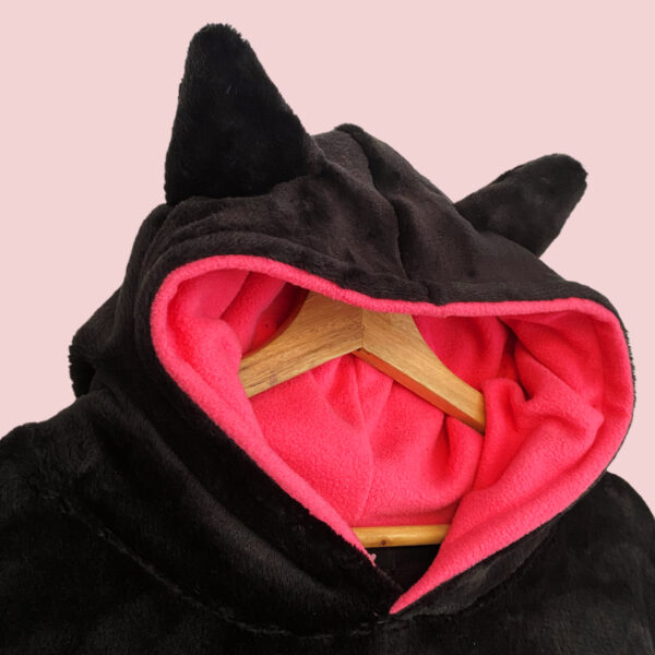 Maxipoleron Gato Orejitas Negro - Imagen 2