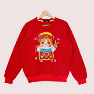 Polera cuy danzante rojo