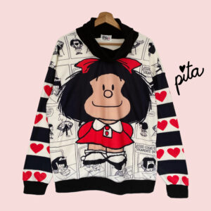 Maxipoleron Mafalda Perla-Negro