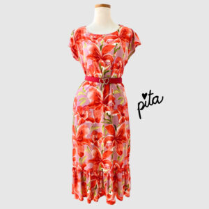 Vestido Petalo Coral