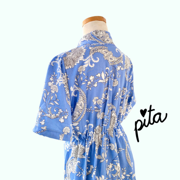 Vestido Camila Diseños Celeste - Imagen 3