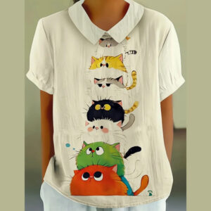 Blusa Bebe gatos