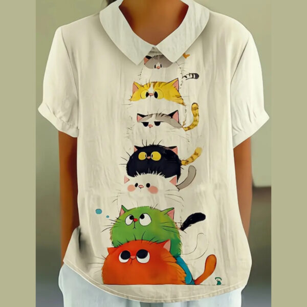Blusa Bebe gatos