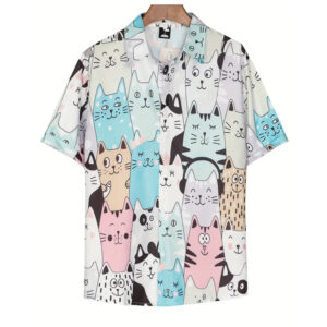 Blusa camisera gatitos pastel