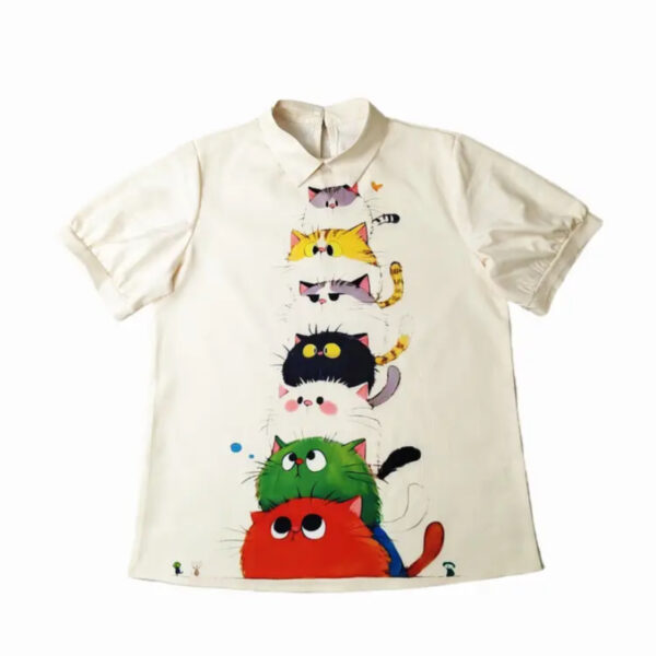 Blusa Bebe gatos - Imagen 2