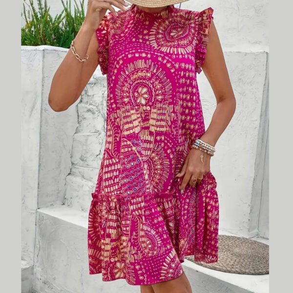Vestido Bohemia fucsia - Imagen 4