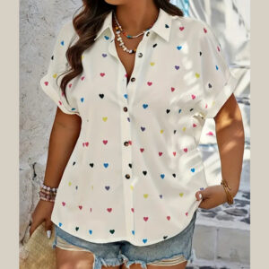 Blusa corazón perla