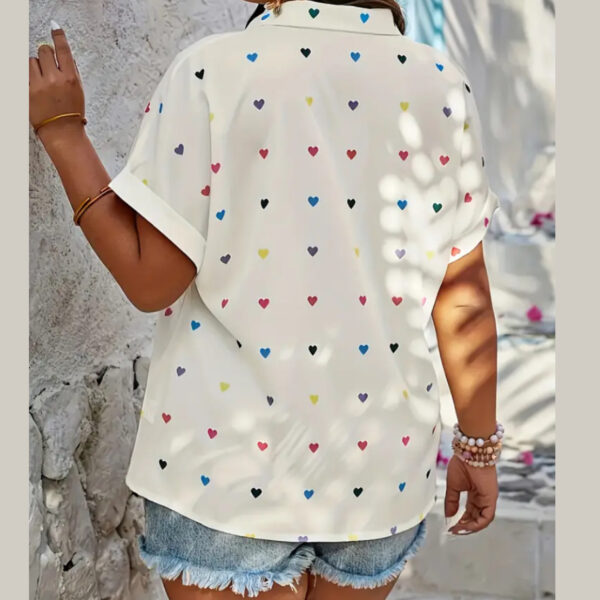 Blusa corazón perla - Imagen 2