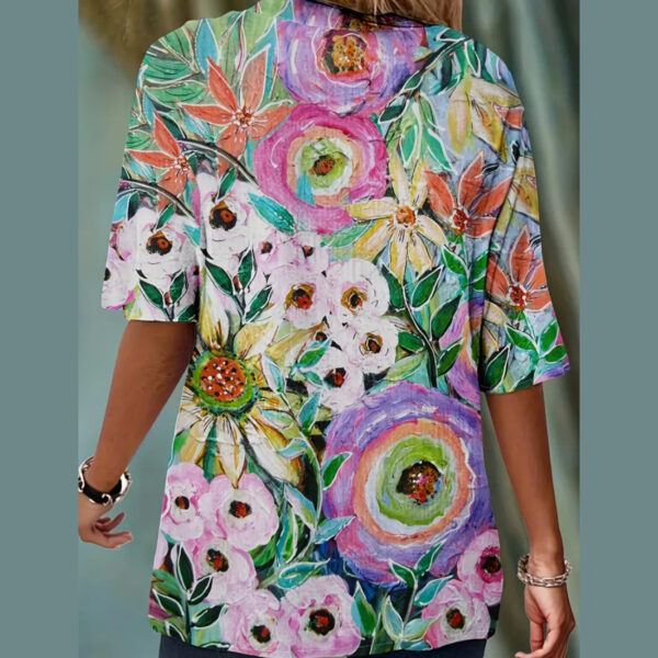 Blusa Bolsillos floral - Imagen 2