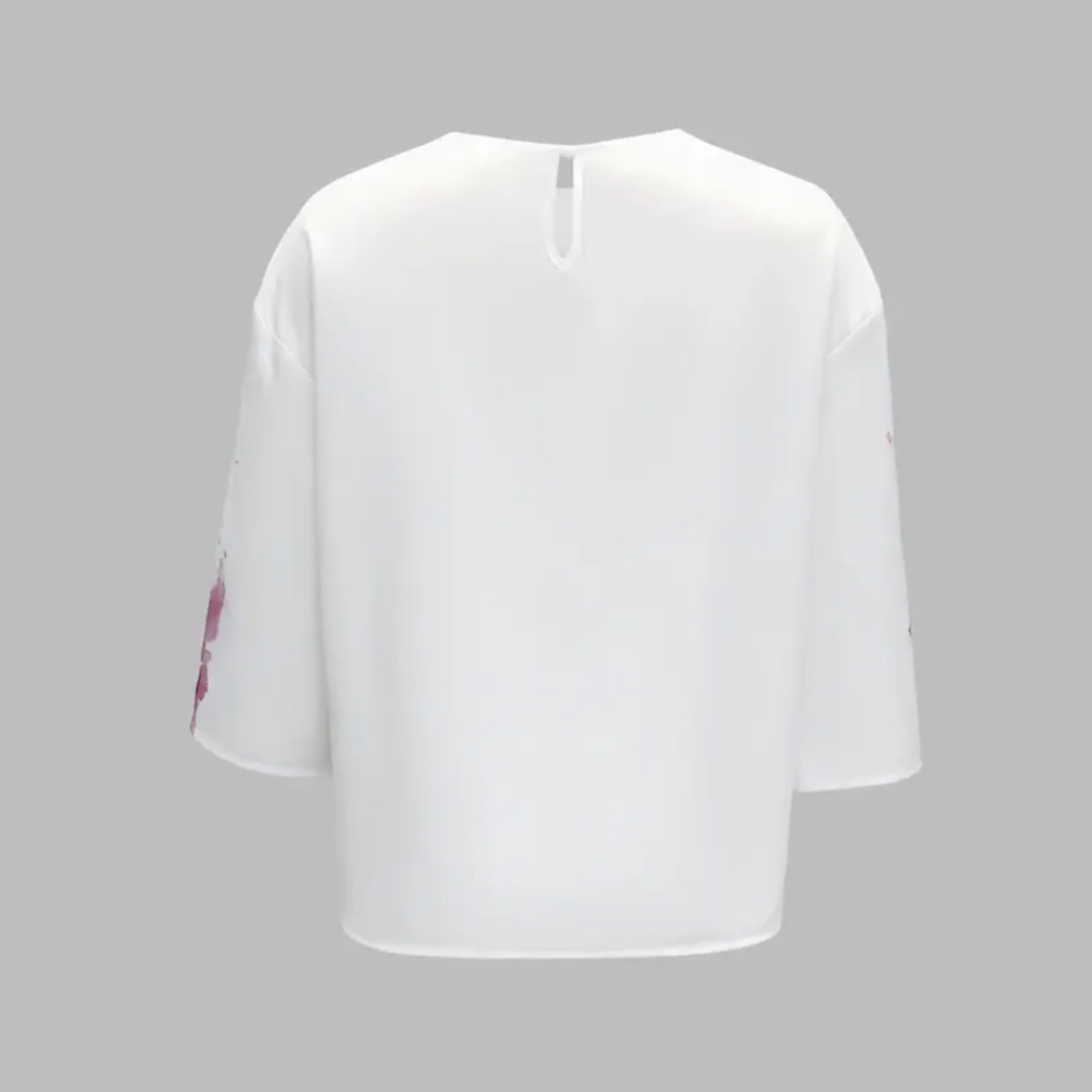 Blusa flor neón blanca - Imagen 3