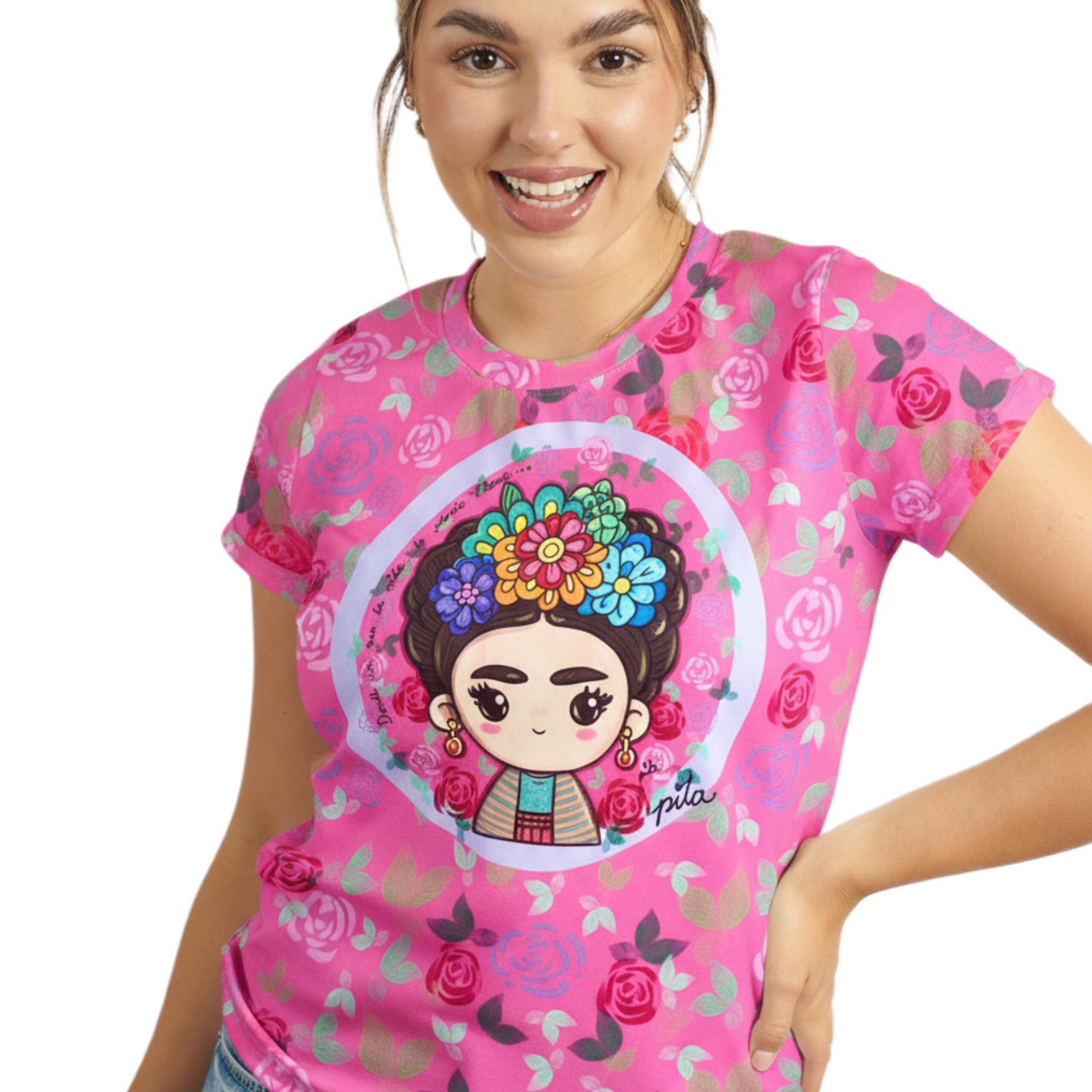 Polo Frida rosa - Imagen 5