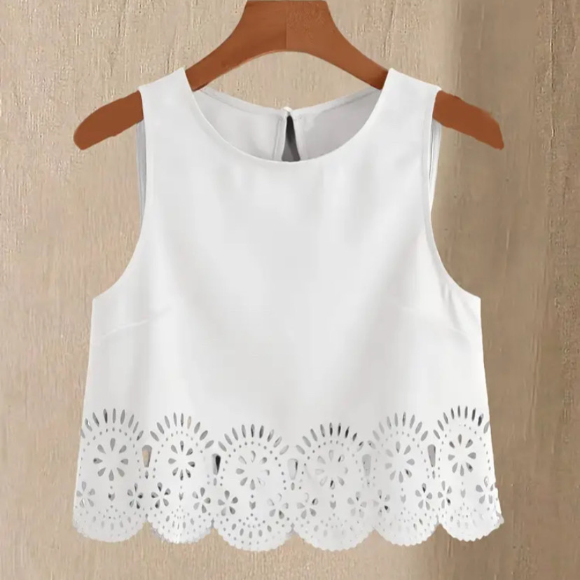 blusa calada blanco
