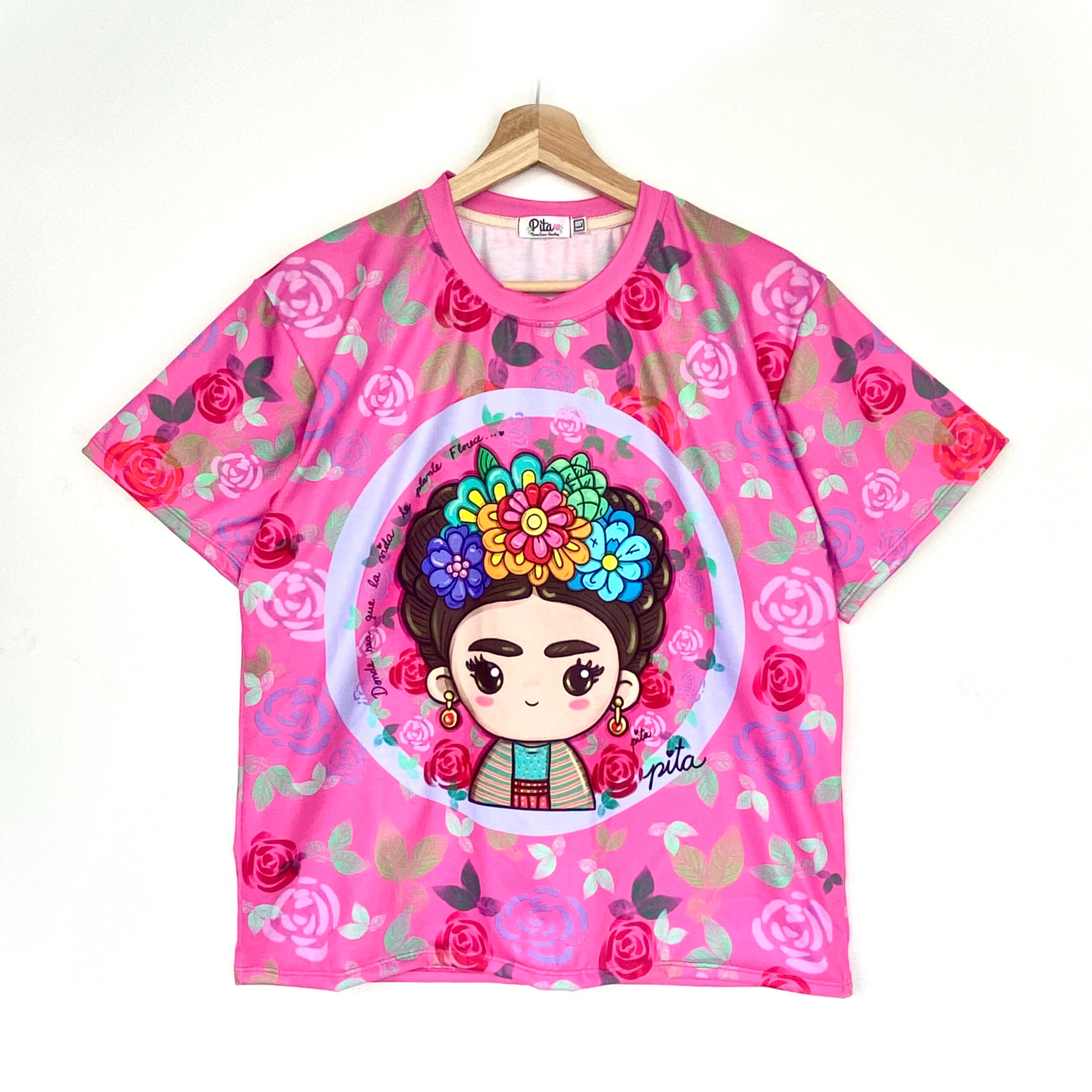 Polo Frida rosa - Imagen 3